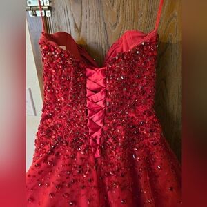 Red prom dress